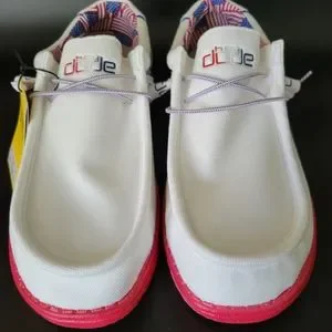 Hey Dude Wally Salute Buckle USA Exclusive Men\'s  12 Hey Dude Shoes Wally Salute Buckle Exclusive | Mercari main image 3